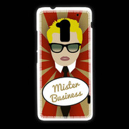 Coque HTC One Max Mister Business Blond