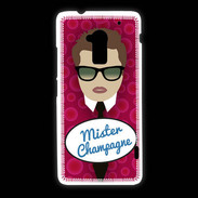 Coque HTC One Max Mister Champagne Chatain