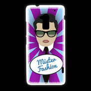 Coque HTC One Max Mister Fashion Brun