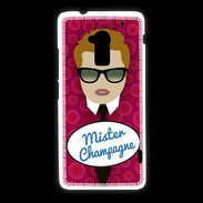 Coque HTC One Max Mister Champagne Roux