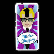 Coque HTC One Max Mister Shopping Blond