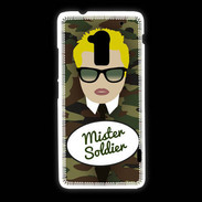 Coque HTC One Max Mister Soldier Blond