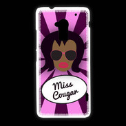 Coque HTC One Max Miss Cougar Black