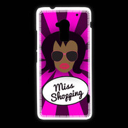 Coque HTC One Max Miss Shopping Black