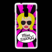 Coque HTC One Max Miss Swag Blonde