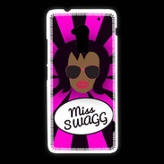 Coque HTC One Max Miss Swag Black