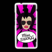 Coque HTC One Max Miss Swag Brune