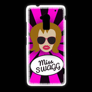 Coque HTC One Max Miss Swag Rousse