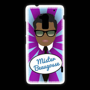 Coque HTC One Max Mister Beau gosse Black