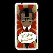 Coque HTC One Max Mister Business Black