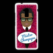 Coque HTC One Max Mister Champagne Black