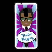 Coque HTC One Max Mister Shopping Black