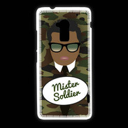 Coque HTC One Max Mister Soldier Black