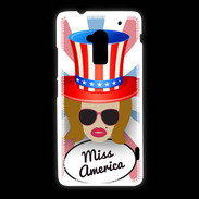 Coque HTC One Max Miss USA Rousse