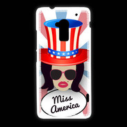 Coque HTC One Max Miss USA Brune