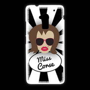 Coque HTC One Max Miss Corse Chatain