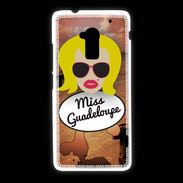 Coque HTC One Max Miss Guadeloupe Blonde