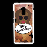 Coque HTC One Max Miss Guadeloupe Black