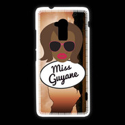 Coque HTC One Max Miss Guyane Black
