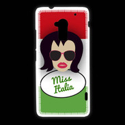 Coque HTC One Max Miss Italie Brune