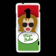 Coque HTC One Max Miss Italie Rousse