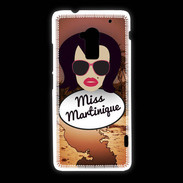Coque HTC One Max Miss Martinique Brune
