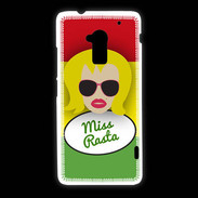 Coque HTC One Max Miss Rasta Blonde