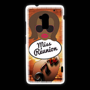 Coque HTC One Max Miss Réunion Black