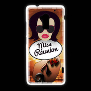 Coque HTC One Max Miss Réunion Brune