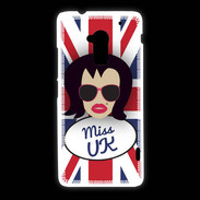 Coque HTC One Max Miss UK Brune