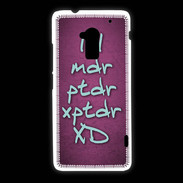 Coque HTC One Max LOL MDR Rose ZG