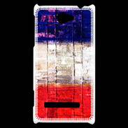 Coque HTC Windows Phone 8S Drapeau français vintage