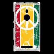 Coque Nokia Lumia 925 Rasta peace and love 15