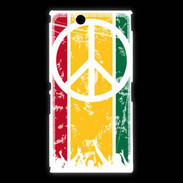 Coque Sony Xpéria Z Ultra Rasta peace and love 15