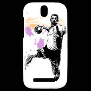 Coque HTC One SV Joueur de handball