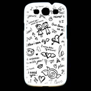 Coque Samsung Galaxy S3 Mélange de mots
