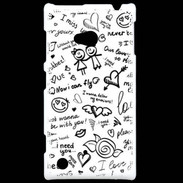 Coque Nokia Lumia 720 Mélange de mots