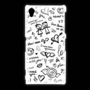 Coque Sony Xpéria Z1 Mélange de mots