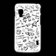 Coque LG L5 2 Mélange de mots