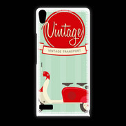 Coque Huawei Ascend P6 Scooter Vintage