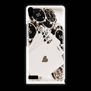 Coque Huawei Ascend P6 Vintage Poker