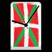 Pendule de bureau Pays basque grunge