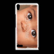 Coque Huawei Ascend P6 Bébé métisse