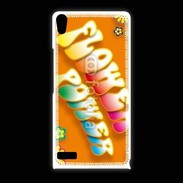 Coque Huawei Ascend P6 Flower power 4