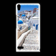 Coque Huawei Ascend P6 Village sur l'Île de Santorini en Grêce