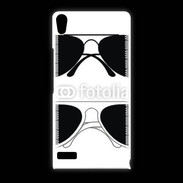 Coque Huawei Ascend P6 Lunettes aviator pilote 