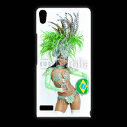 Coque Huawei Ascend P6 Danseuse de Sambo Brésil 2