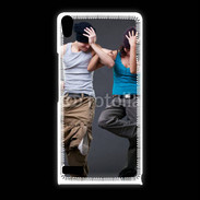Coque Huawei Ascend P6 Couple street dance