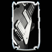 Coque Blackberry 8520 Guitare en noir et blanc