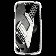 Coque Samsung Galaxy S4 Guitare en noir et blanc